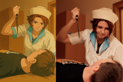 Ghiblification  — новый тренд интернета — Хеллоунский косплей на Silent Hill — фото