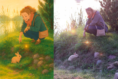 Ghiblification  — новый тренд интернета — Ловим кроликов в Завидово    Природный парк «Ямской лес» — фото