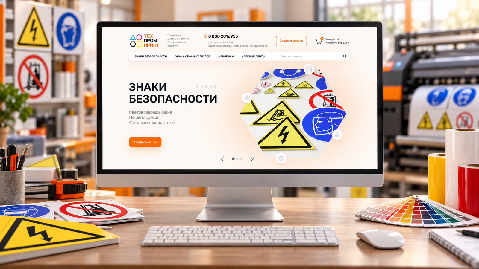Создание интернет-магазина производителя знаков безопасности — фото-560_1